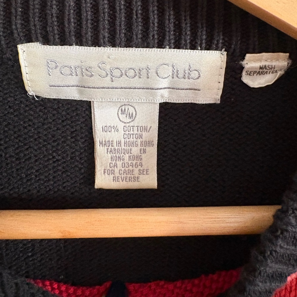 Paris Sport Club Vintage Vegas Suits Sweater - Picture 2 of 3